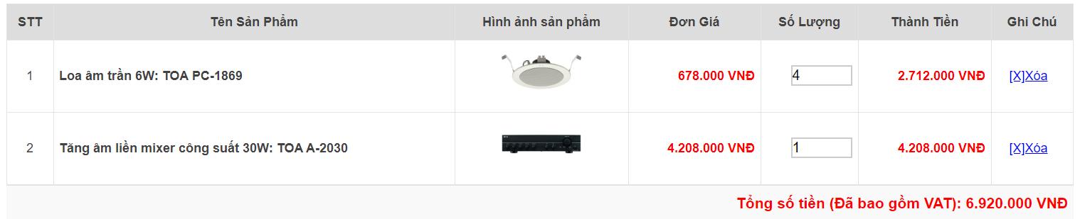 Combo hệ thống âm thanh quán cafe, shop, phòng trà