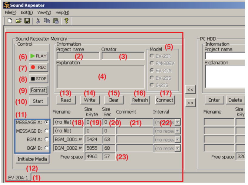 Hướng dẫn cài đặt EV-20R