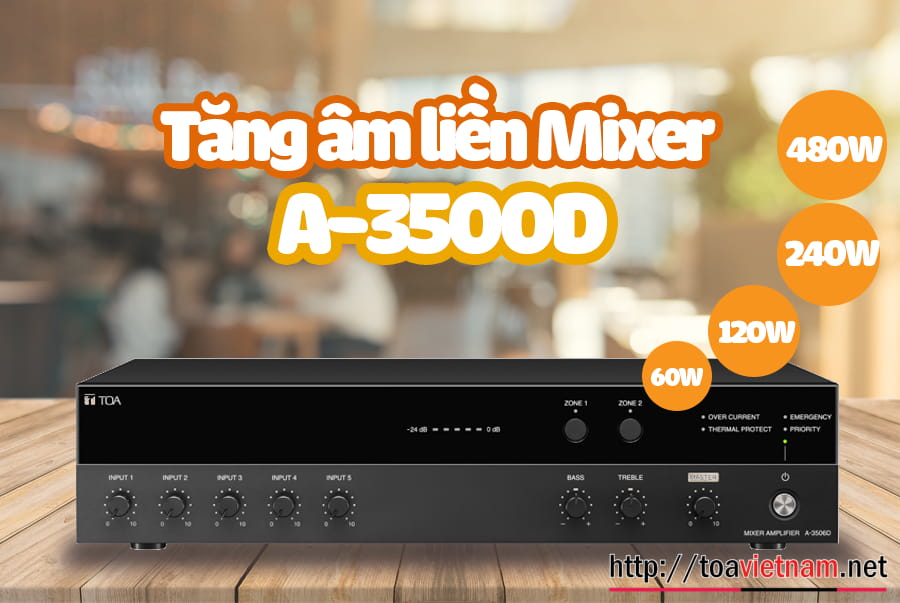Hình dạng A-3506D, A-3512D, A-3524D, A-3548D