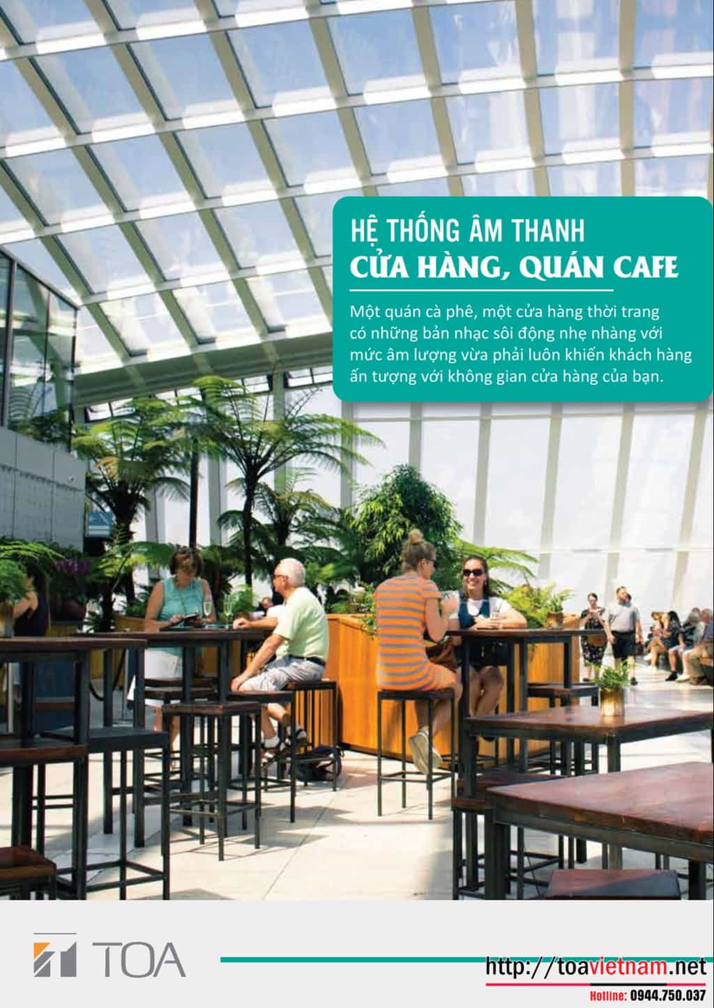 Mô hình âm thanh quán cafe phổ biến
