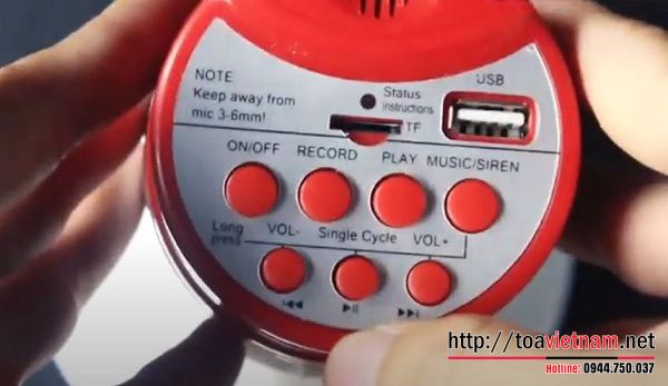 Cách sử dụng loa cầm tay có cổng sạc